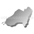 20617, Maryland (Gray Gradient Fill with Shadow)