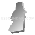01039, Massachusetts (Gray Gradient Fill with Shadow)