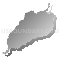 20735, Maryland (Gray Gradient Fill with Shadow)