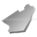 06468, Connecticut (Gray Gradient Fill with Shadow)
