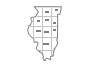 State counties outline maps download