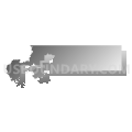 Congressional District 7, Colorado (Gray Gradient Fill with Shadow)