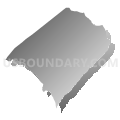 Rainsville-Sylvania CCD, DeKalb County, Alabama (Gray Gradient Fill with Shadow)