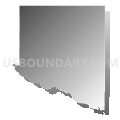 Sargent CCD, Rio Grande County, Colorado (Gray Gradient Fill with Shadow)