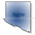 Sargent CCD, Rio Grande County, Colorado (Radial Fill with Shadow)