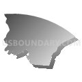 Brandywine CCD, New Castle County, Delaware (Gray Gradient Fill with Shadow)