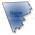 Sunfish CCD, Edmonson County, Kentucky (Radial Fill with Shadow)