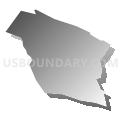 Belmont town, Middlesex County, Massachusetts (Gray Gradient Fill with Shadow)