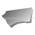 Marlborough city, Middlesex County, Massachusetts (Gray Gradient Fill with Shadow)