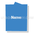 Louisburg city, Lac qui Parle County, Minnesota (Solid Fill with Shadow)