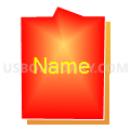 Louisburg city, Lac qui Parle County, Minnesota (Bright Blending Fill with Shadow)