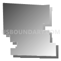 Upsala city, Morrison County, Minnesota (Gray Gradient Fill with Shadow)
