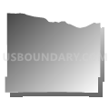 Bohemia township, Saunders County, Nebraska (Gray Gradient Fill with Shadow)