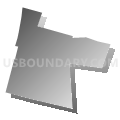 Chester town, Rockingham County, New Hampshire (Gray Gradient Fill with Shadow)
