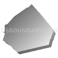 Rahway city, Union County, New Jersey (Gray Gradient Fill with Shadow)