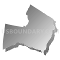 Mount Pleasant town, Westchester County, New York (Gray Gradient Fill with Shadow)