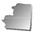 Colerain township, Hamilton County, Ohio (Gray Gradient Fill with Shadow)