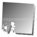 Pleasant township, Fairfield County, Ohio (Gray Gradient Fill with Shadow)