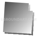 Burlington township, Licking County, Ohio (Gray Gradient Fill with Shadow)