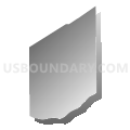 County subdivisions not defined, Cuyahoga County, Ohio (Gray Gradient Fill with Shadow)