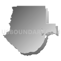 Southwest Bon Homme UT, Bon Homme County, South Dakota (Gray Gradient Fill with Shadow)