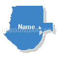 Southwest Bon Homme UT, Bon Homme County, South Dakota (Solid Fill with Shadow)