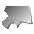 District 2, Stewart County, Tennessee (Gray Gradient Fill with Shadow)