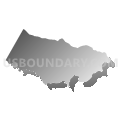 District 5, Cumberland County, Virginia (Gray Gradient Fill with Shadow)