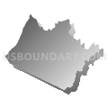 Amsterdam district, Botetourt County, Virginia (Gray Gradient Fill with Shadow)