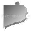 Cheney-Medical Lake CCD, Spokane County, Washington (Gray Gradient Fill with Shadow)