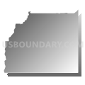 Rockford CCD, Spokane County, Washington (Gray Gradient Fill with Shadow)