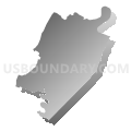 Tuscarora district, Berkeley County, West Virginia (Gray Gradient Fill with Shadow)