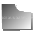 Calumet City School District 155, Illinois (Gray Gradient Fill with Shadow)