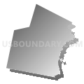 Sudbury School District, Massachusetts (Gray Gradient Fill with Shadow)