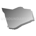 Irondale CDP, Georgia (Gray Gradient Fill with Shadow)
