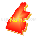 Hanover CDP, New Hampshire (Bright Blending Fill with Shadow)
