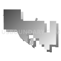 Clayton town, New Mexico (Gray Gradient Fill with Shadow)