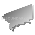 Edgewood CDP, Ohio (Gray Gradient Fill with Shadow)
