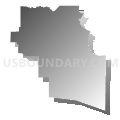 Sunnyvale town, Texas (Gray Gradient Fill with Shadow)
