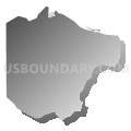 Skokomish CDP, Washington (Gray Gradient Fill with Shadow)