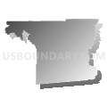Assembly District 80, California (Gray Gradient Fill with Shadow)