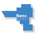 State House District 55, Iowa (Solid Fill with Shadow)