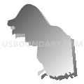State House District 66, Kentucky (Gray Gradient Fill with Shadow)