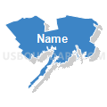 State House District 63, Maine (Solid Fill with Shadow)
