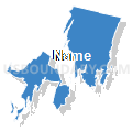 State House District 65, Maine (Solid Fill with Shadow)