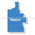 State House District 63A, Minnesota (Solid Fill with Shadow)