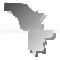State House District 50, Missouri (Gray Gradient Fill with Shadow)