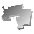 State House District 2, Cheshire County, New Hampshire (Gray Gradient Fill with Shadow)