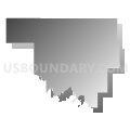 State House District 15, North Dakota (Gray Gradient Fill with Shadow)