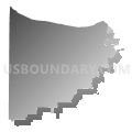 State House District 16, Ohio (Gray Gradient Fill with Shadow)